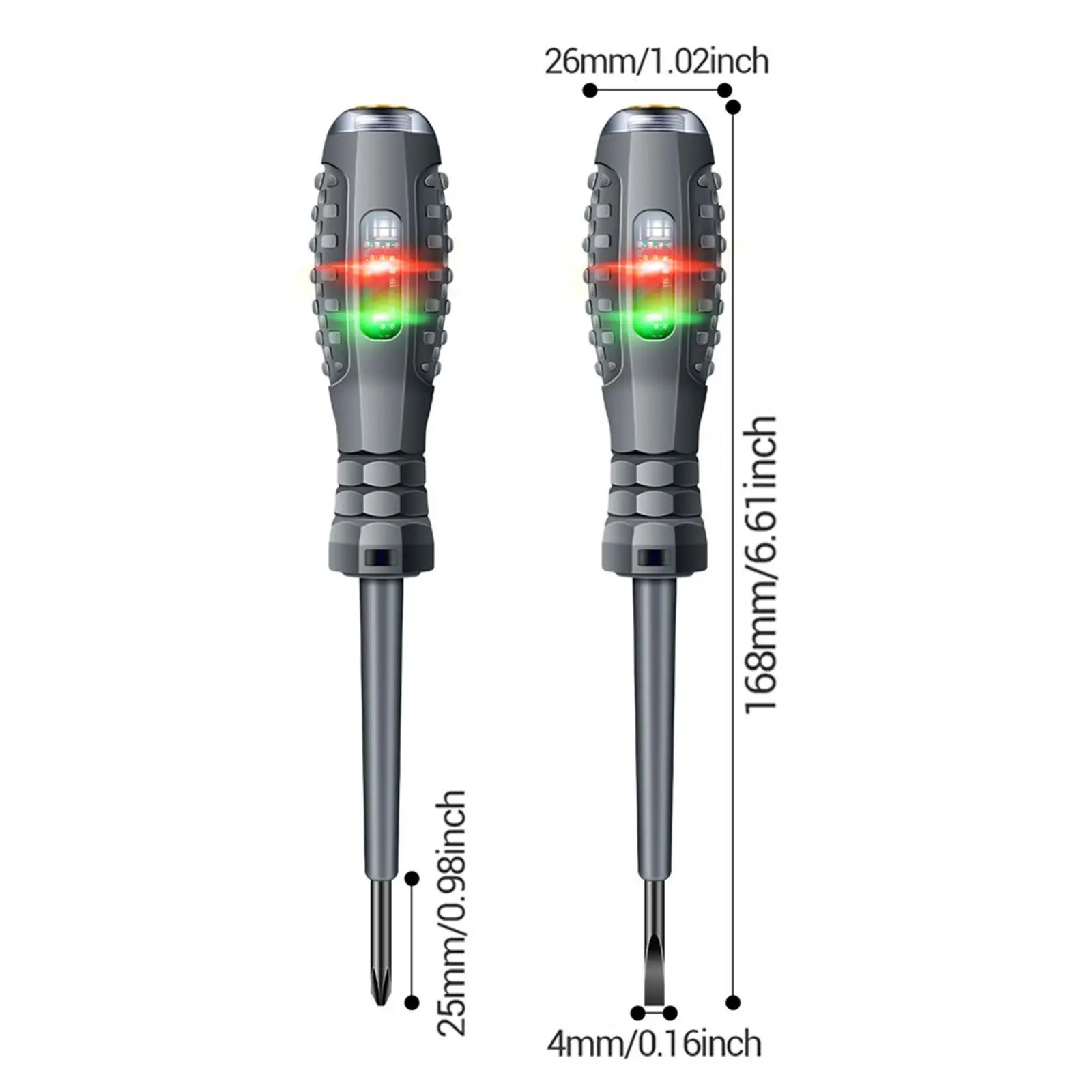 Non Contact Voltage Tester Screwdriver Electric Pen Circuit Detector with Bright Light for Electrical Switch Checking Portable