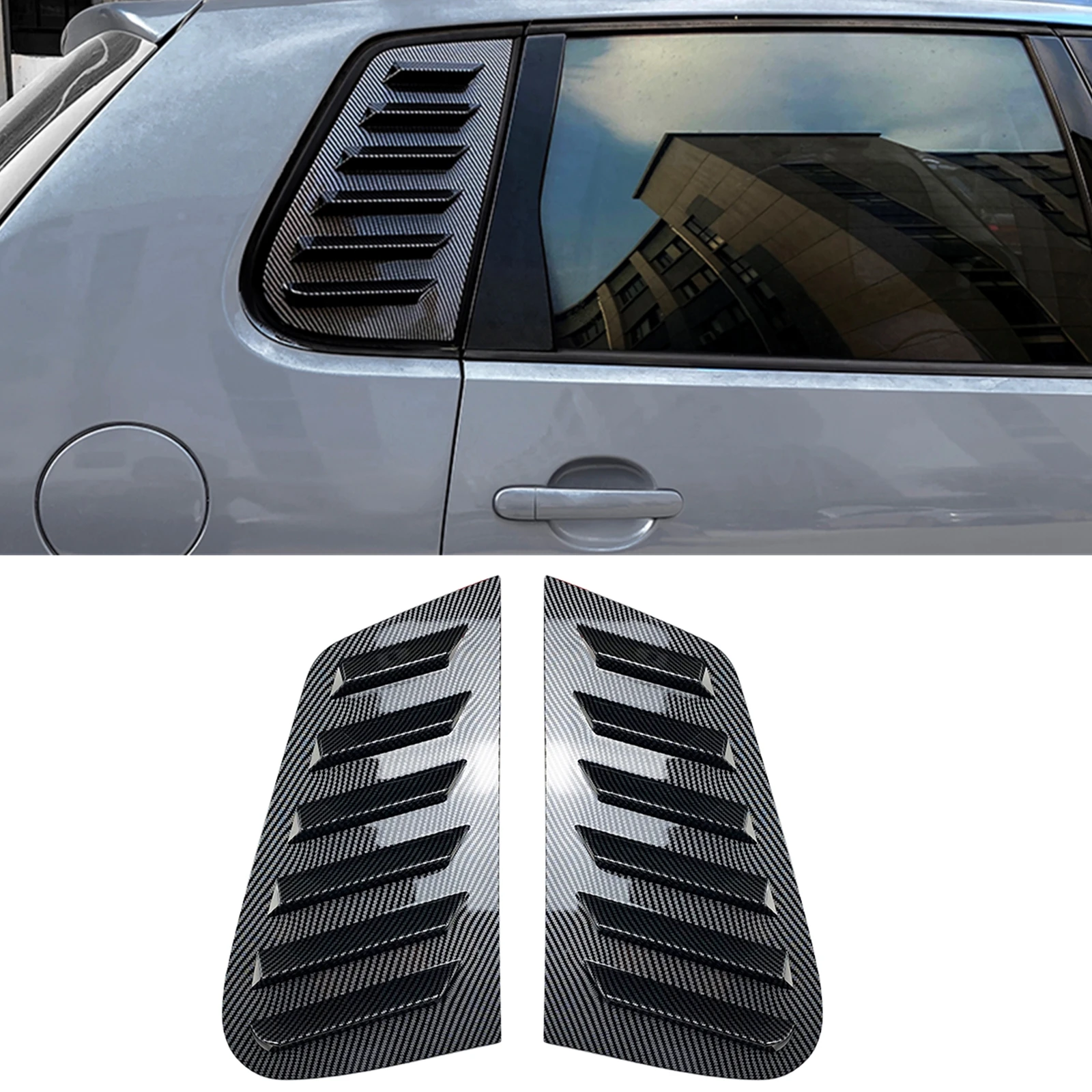 

Rear Side Window Louver Shutter Cover Trim Part For Volkswagen Polo MK4 9N3 Facelift 9N 1.2 1.4 1.6 1.8 1.9 TDI 2001-2009