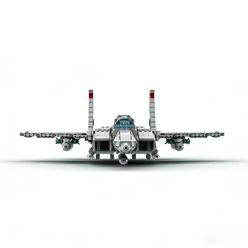 1527 pièces Briques d'avion F-15D Eagle MOC Modèle de construction modulaire personnalisable Technologie de conception Jouet d'assemblage DIY pour enfants Garçons Cadeau