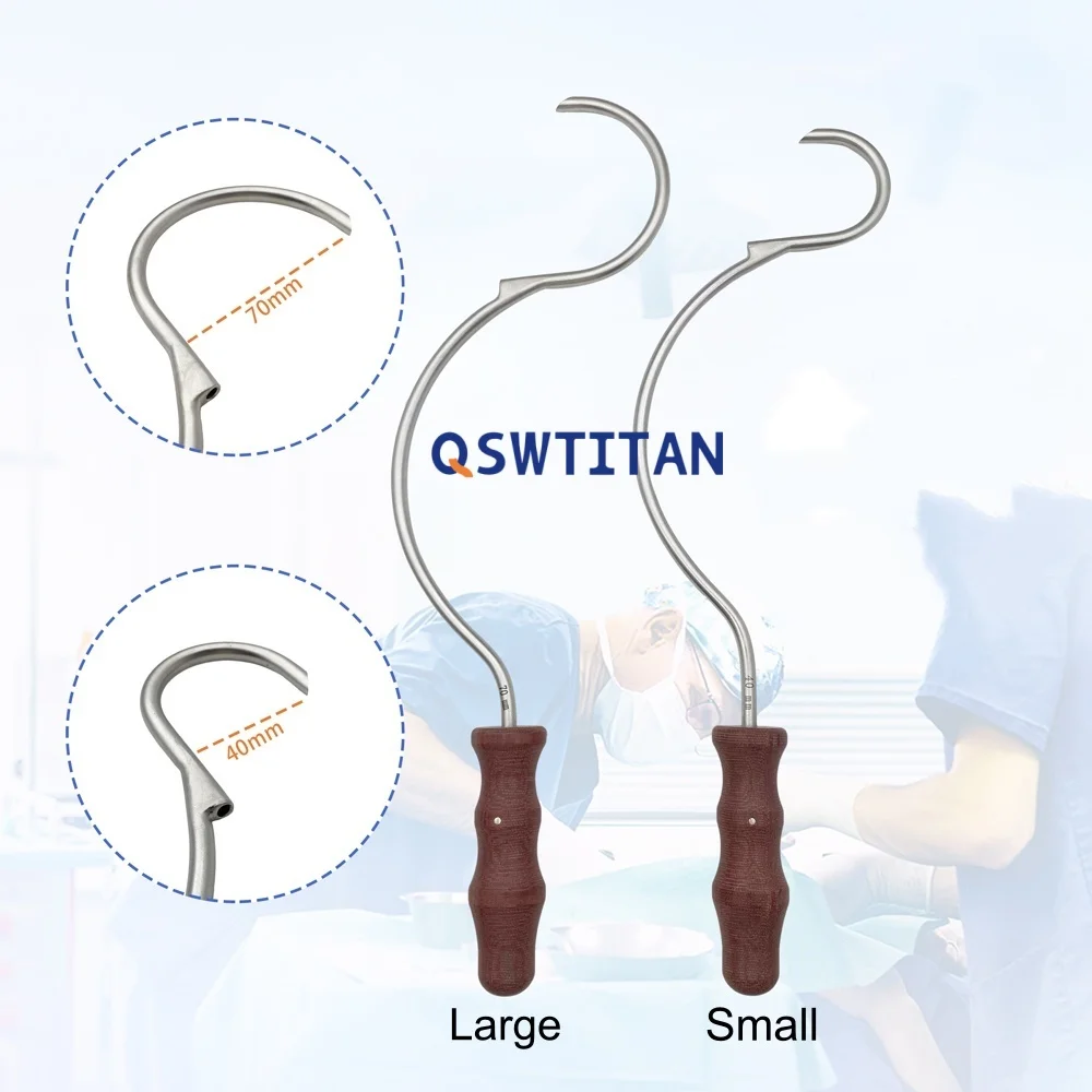 Orthopedic wire threading device S type Cable Guide Hook pet Orthopedic Surgical Instruments