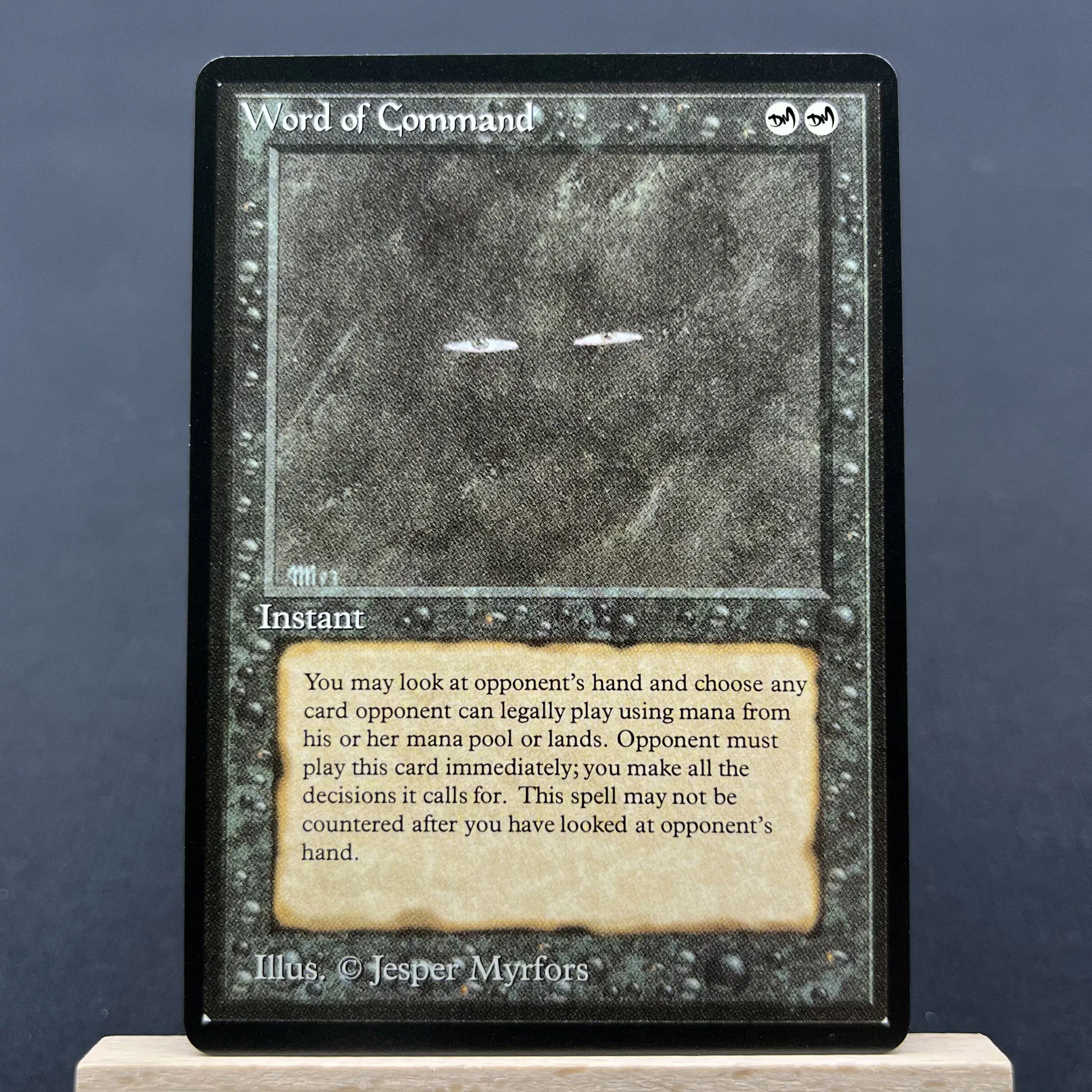 Beta NORMAL1-Ⅰ03 Tcg cards proxy magical the Lord of the Pit Mind Twist Nether Shadow Nightmare Word of Command gather