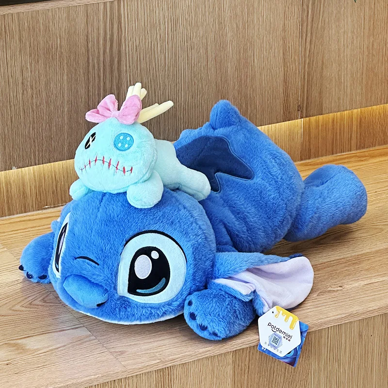 Genuine Disney Lilo and Stitch peluche Kawaii Style Pixar Anime Plushie Stich Dolls cuscino morbido farcito regalo di compleanno per bambino