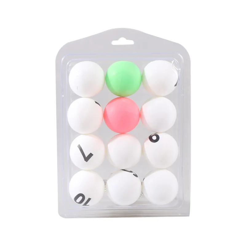 12pcs New ABS Plastic Table Tennis Balls 40+mm Ping Pong Balls for Match Training Balls numbers pingpang ball