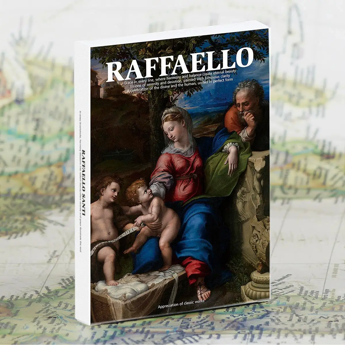 30 Cartões Postais de Arte Raffaello Santi, Clássicos Vintage com Obras-Primas de Pintura a Óleo Renascentista, Cartões de Saudação Retrô