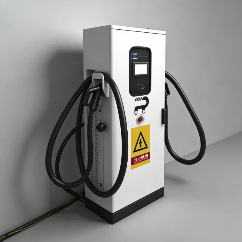 New Dual-Gun Floor-Standing Portable DC Charging Station (Cableless) CCS/GB/Type1/Type2 Interfaces 200V-1000V Input 30 kW CE