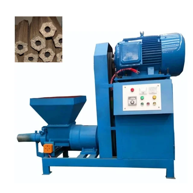 Eco-friendly rice straw sawdust briquette making machine
