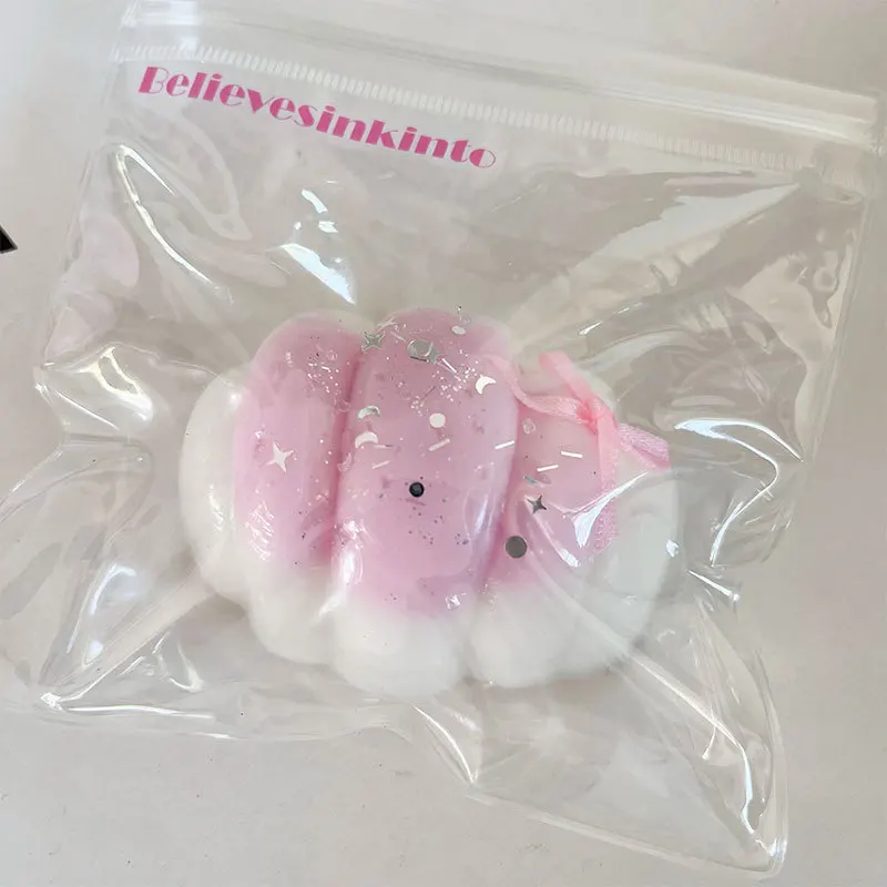 الكرتون حقيبة أصبع صغيرة قرصة ضغط انتعاش بطيء الضغط اللعب لينة الخبز أصبع حقيبة الاسترخاء الإجهاد الإغاثة التحف لعبة