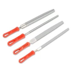 1/4pcs Files For Polishing Stainless Steel Iron Aluminum Plastic 8inch Sand Hand Tools Files Parts