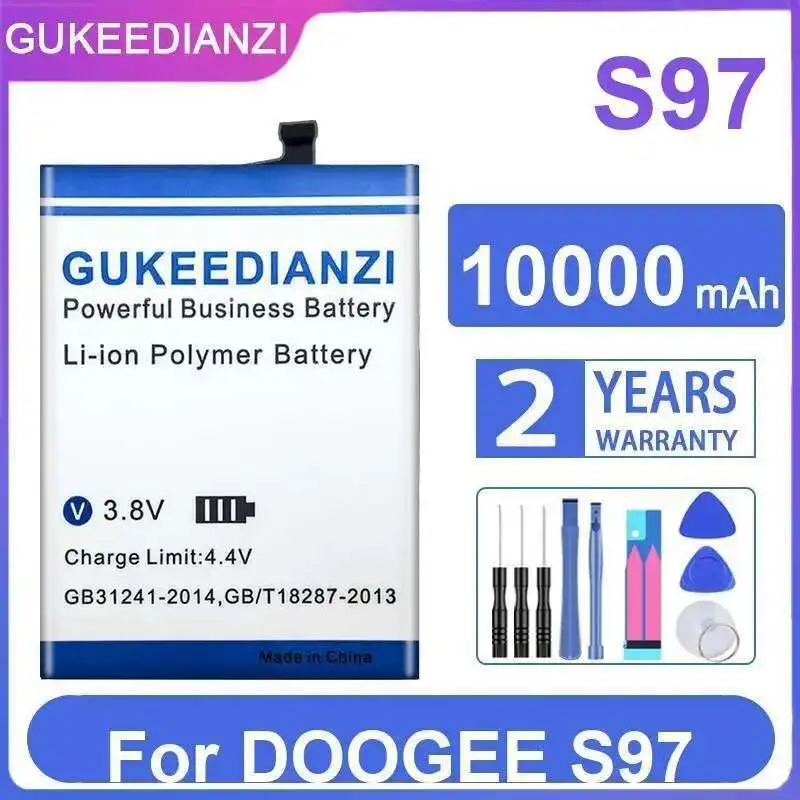 

10000Mah Mobile Phone Battery Premium Replacement For Doogee S97 Stable