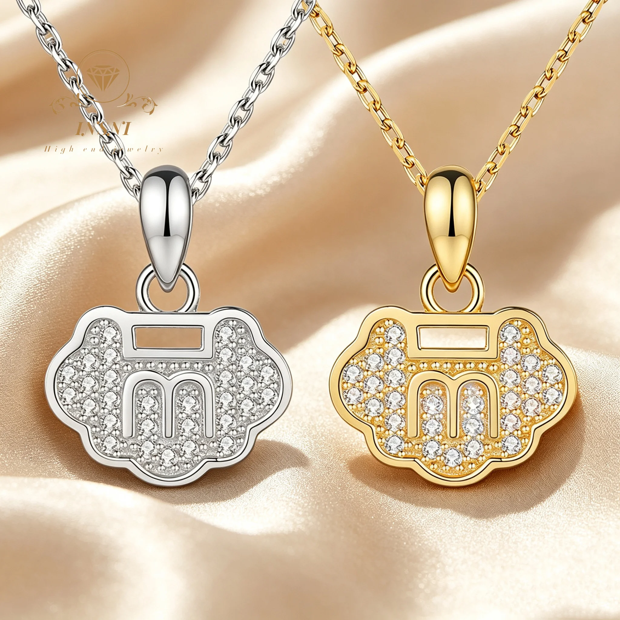 Necklace S925 Silver French Niche Neck Chain Women's Affordable Light Luxury Jewelry Women's Gift  Personalized Collarbone Chain