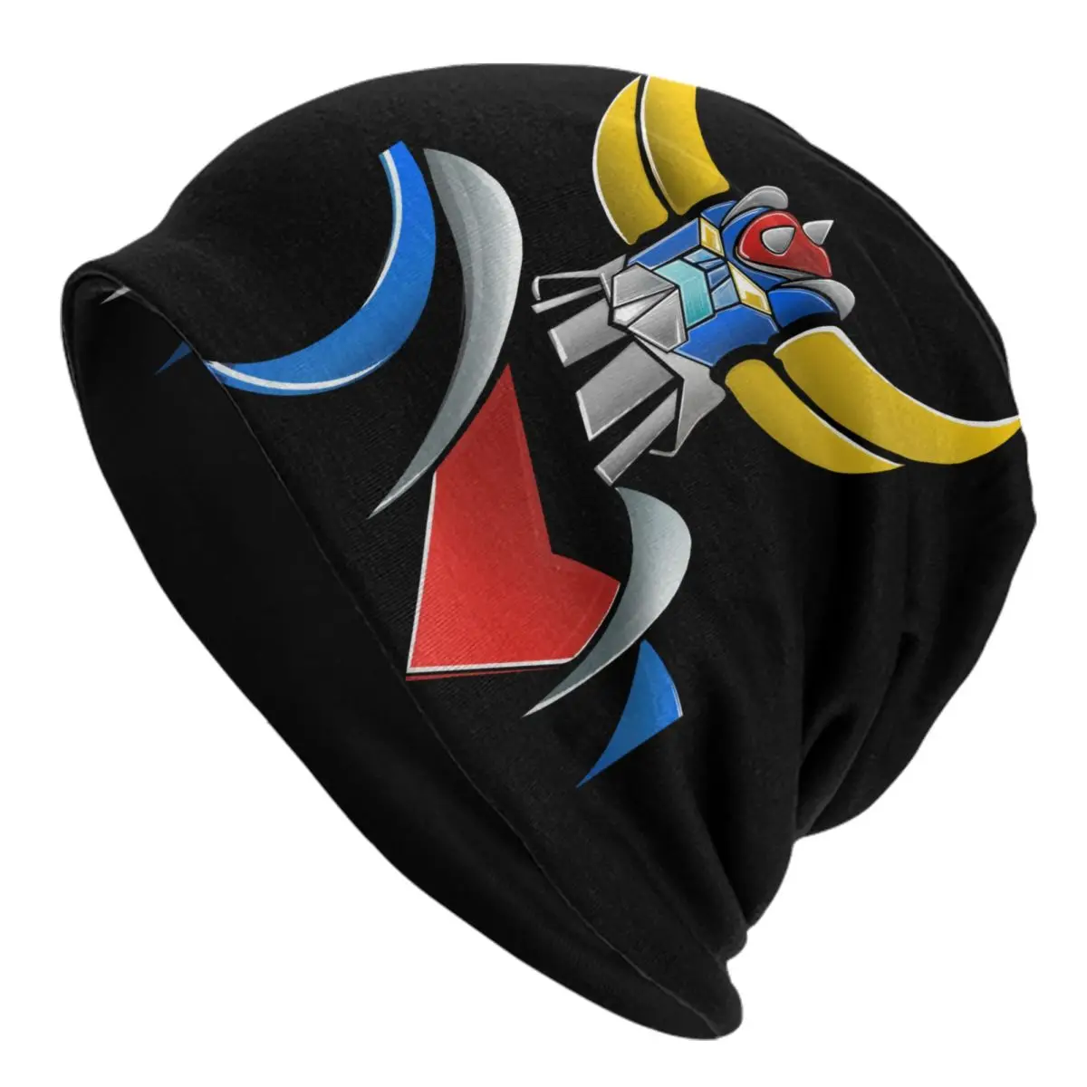 Goldorak Grendizer Skullies Beanies Caps For Men Women Street Winter Warm Knitted Hat Adult Anime UFO Robot Goldrake Bonnet Hats