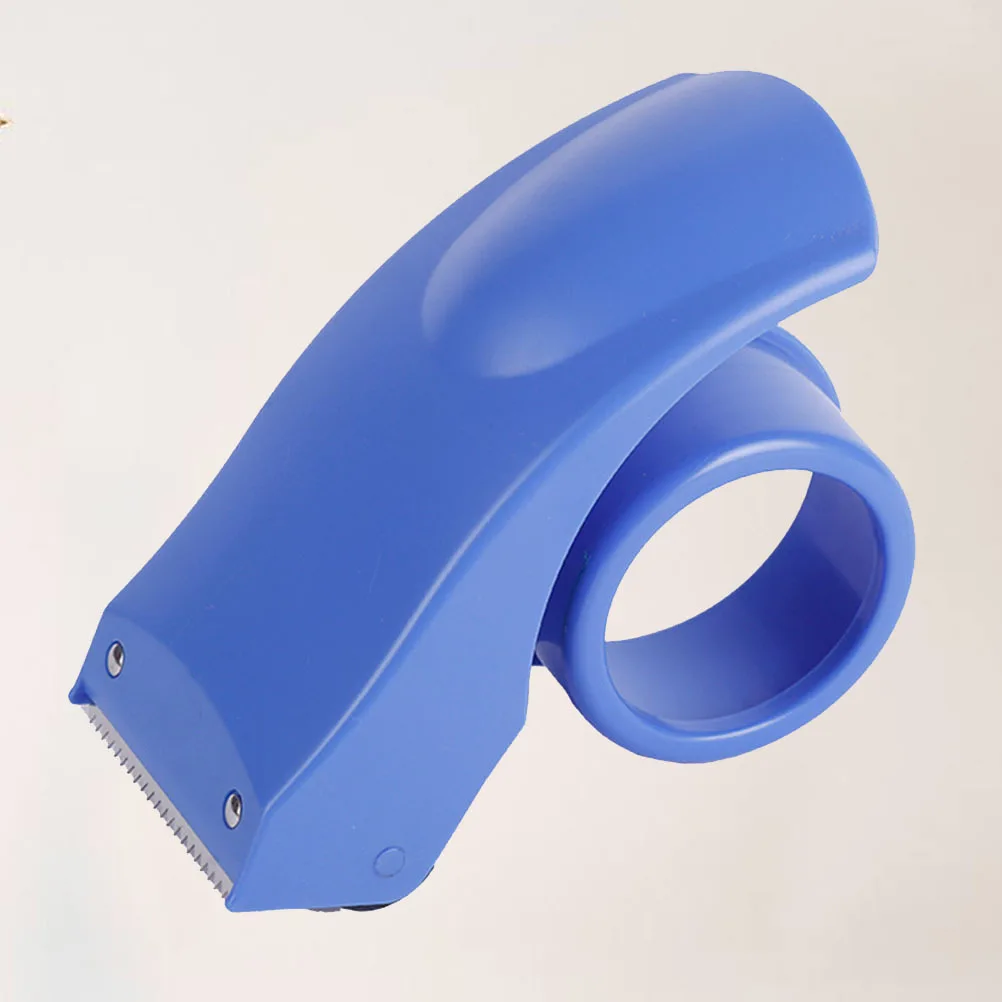 

Tape Handheld Cutter for Box Sealer Packing Machine Carton Dispenser Fixed Base Blue