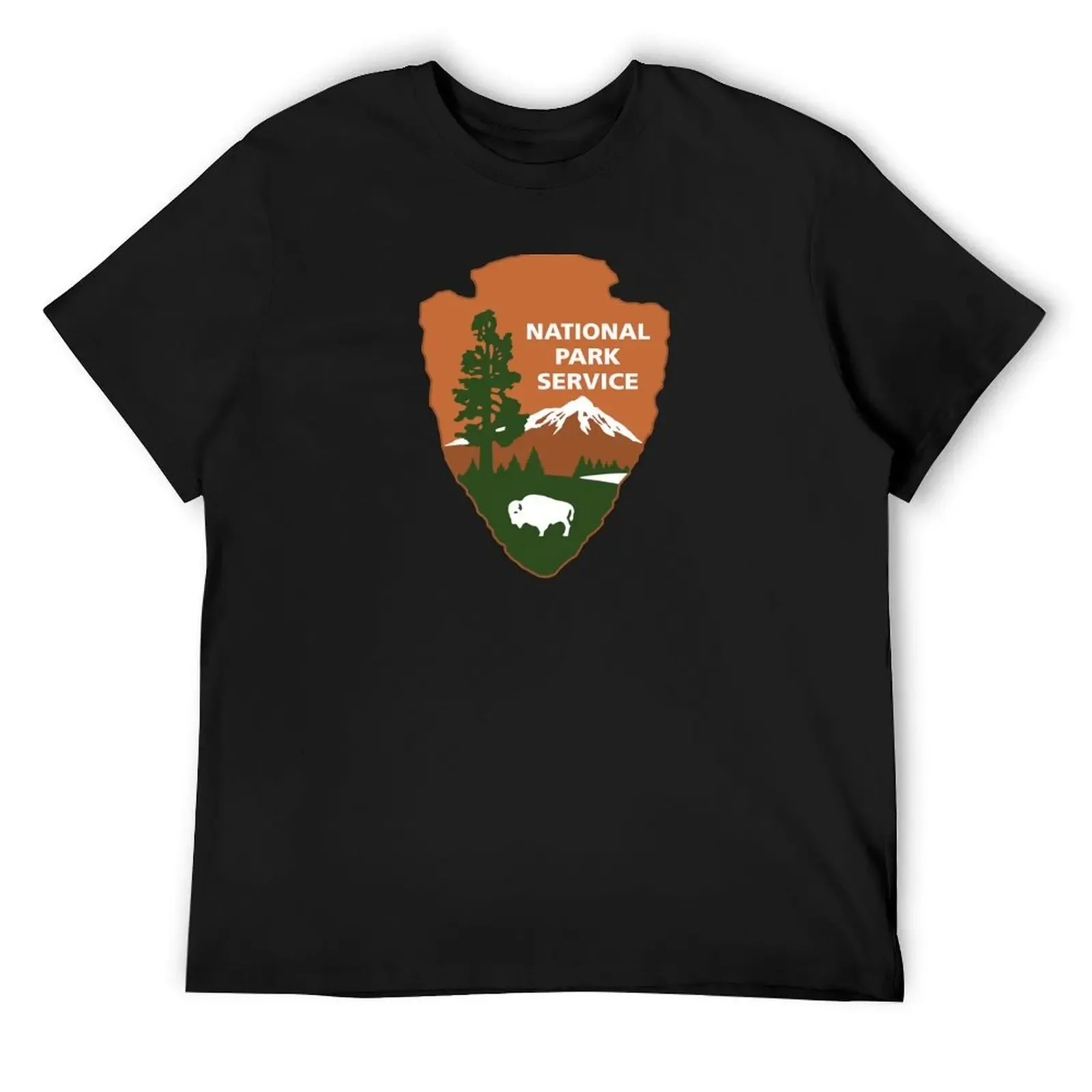 

National Park Service Logo T-Shirt baggy shirts anime clothes cotton t shirt men