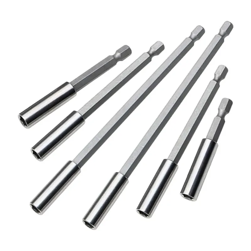 10pc 60mm Hex Shank Extended Connecting Rod 1/4 Quick Change Batch Head Joint Electric Tool Accessory Set