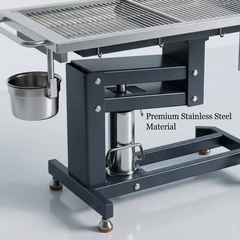 Pet Electric Class II Surgical Table Spaying/Neutering Stainless Steel Lift-Up Grooming Multi-Functional Examination