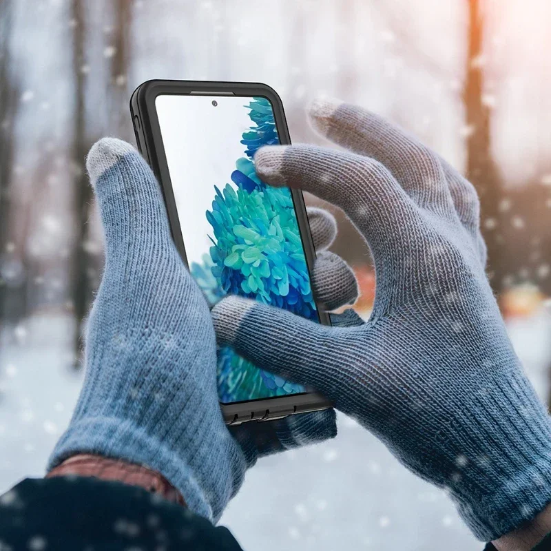 

Для Samsung Galaxy A52 чехол IP68 водонепроницаемый чехол для телефона пылезащитный противоударный прочный чехол для телефона с защитой от отпечатков пальцев