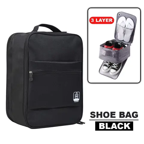 Mode Oxford Tyg Skoförvaringsväskor Hängande Multifunktionell Reseskoväska Stor Kapacitet Vattentät Skoorganisatör 8 best sales förvaring av omslagspapper - №2