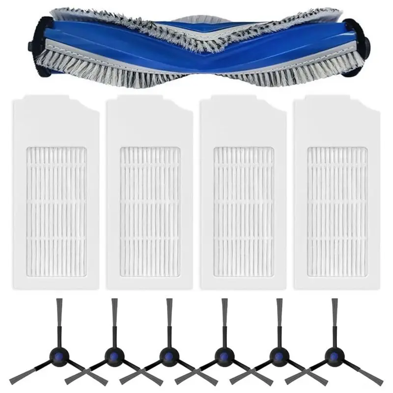 

LICE-Vacuum Cleaner Accessory Sets For Ecovacs Debot N20 / N20 Plus / N20 Pro Plus Main Brush Side Brush Hepa Filter