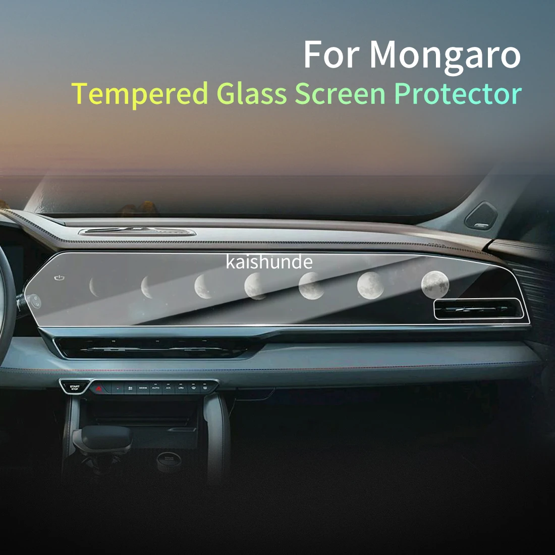 

Car Stickers Meters Protector For24 Geely Auto Mongaro Tempered Glass Protective Film Display Navigation Vehicle