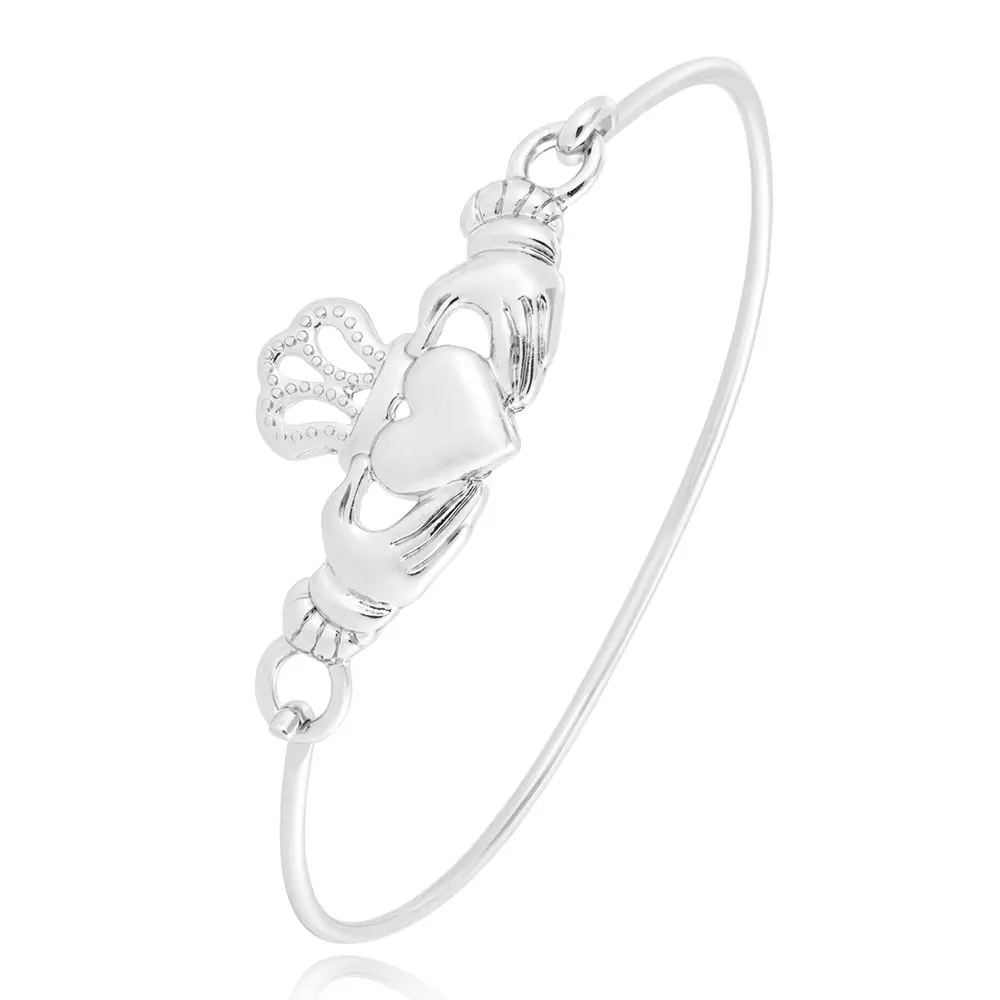 The Claddagh Irish Bracelet Bangle for Women Girls