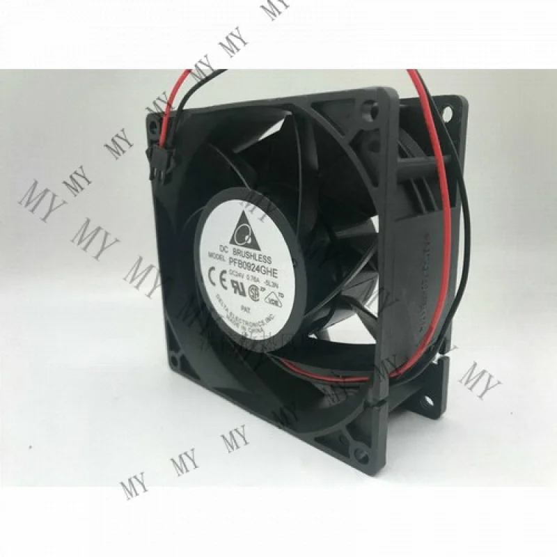 TT 1 قطعة لمروحة دلتا PFB0924GHE تيار مستمر 24 فولت 0.76A 9238 9 سنتيمتر 2 دبوس مروحة التبريد #2