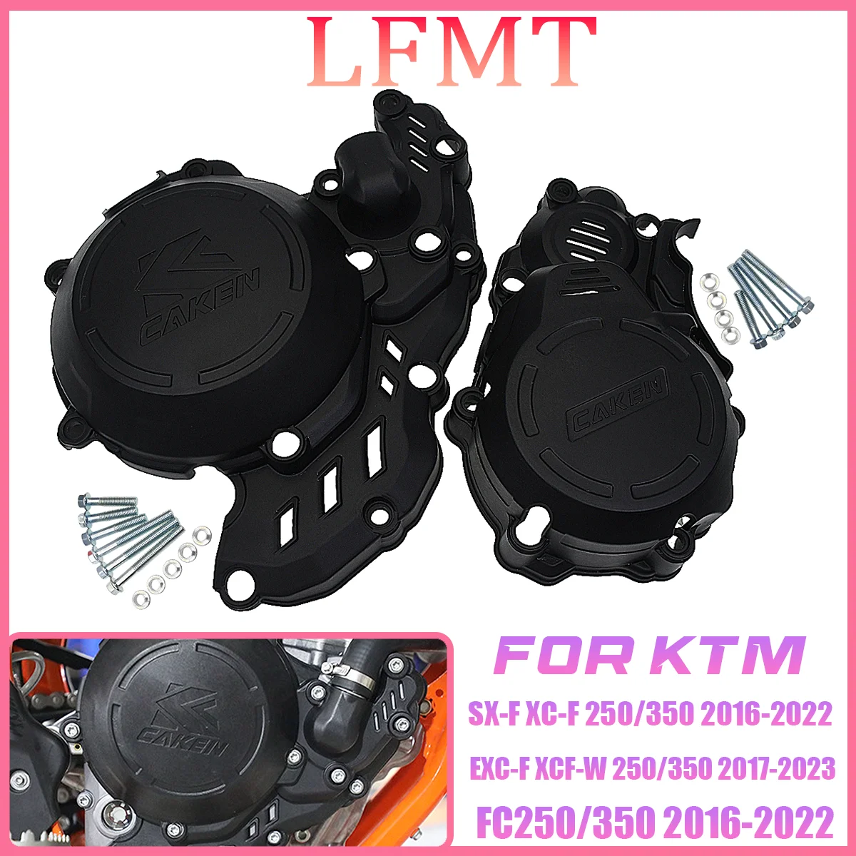 

Motorcycle Ignition Clutch Cover Guard Protector For KTM EXC-F XCF-W FREERIDE 4T Husqvarna FE S GAS GAS EC F 250 350 Dirt Bike