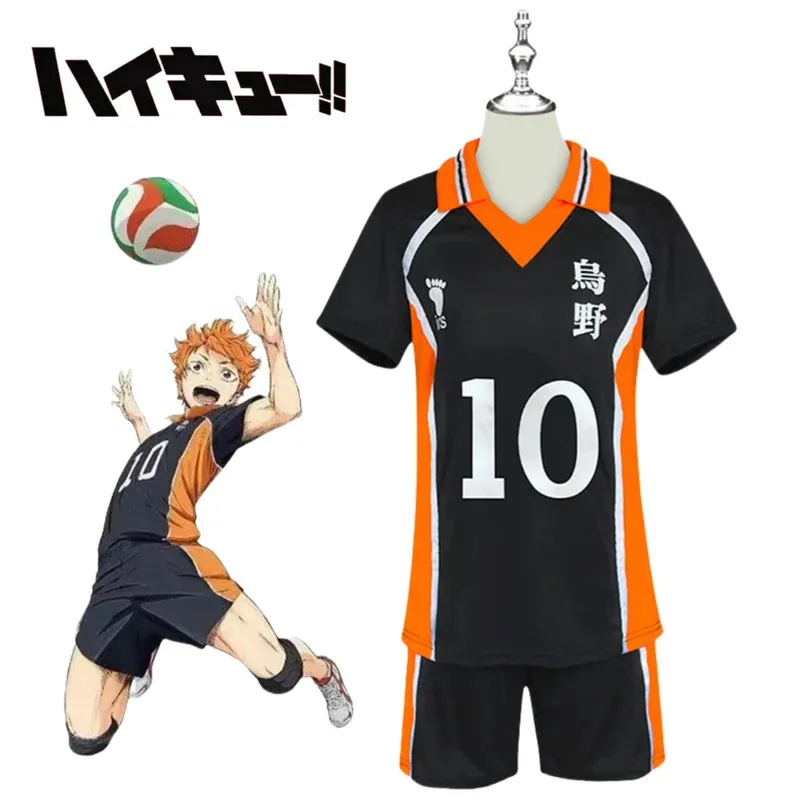 

Anime Haikyuu!! Karasuno Hinata Shoyo Cosplay Costumes Tobio Kageya Volleyball Jersey Yu Nishinoya Sportswear Haikyuu Jerseys