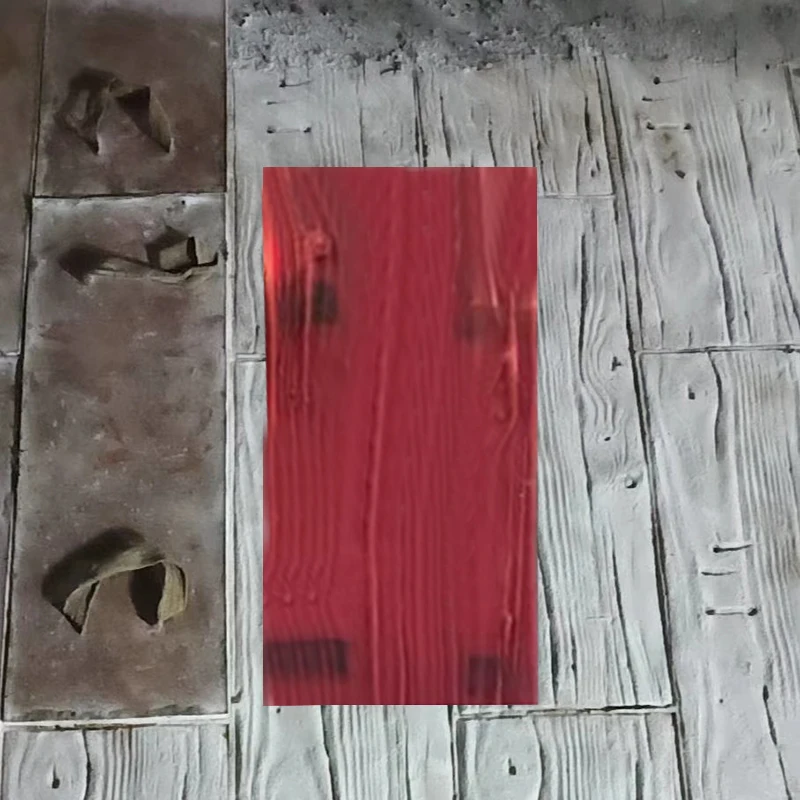 Imitation Wood Grain Flooring, Cement Stamping Mold, Courtyard Park, Concrete Wood Grain Flooring, Old Boat Wood Paving Ground