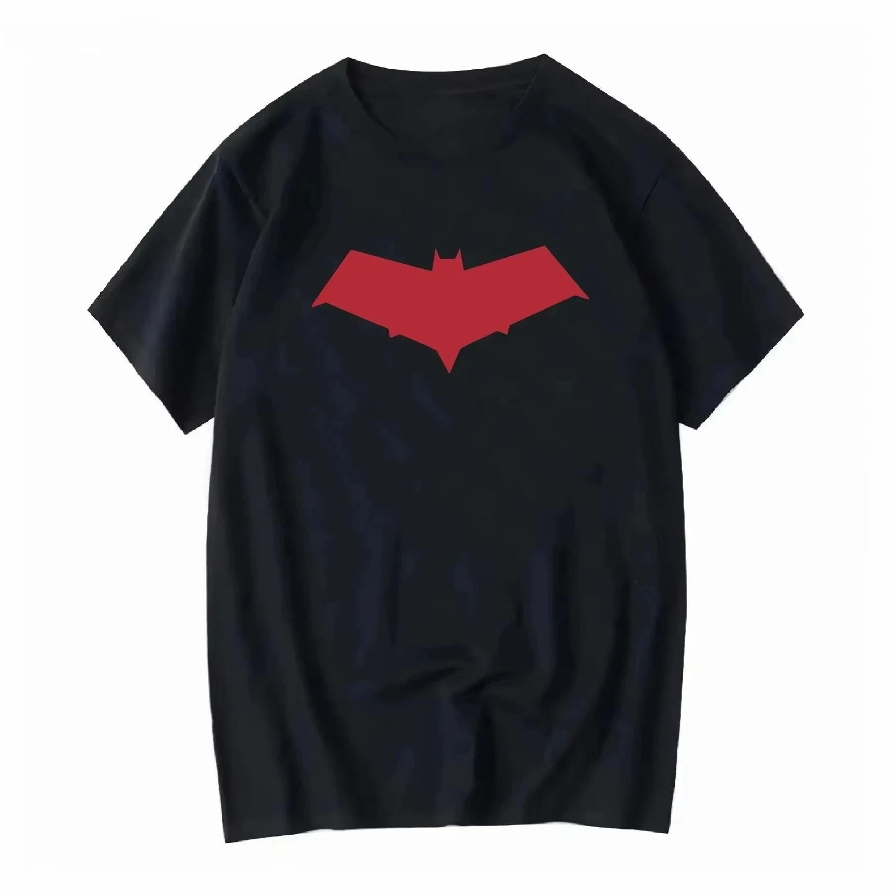 New Red Hood Symbol Jason Todd Vintage Printed T-shirt Men Women Cotton Casual Short-sleeved Shirt Men's T-shirt Men's Clothing