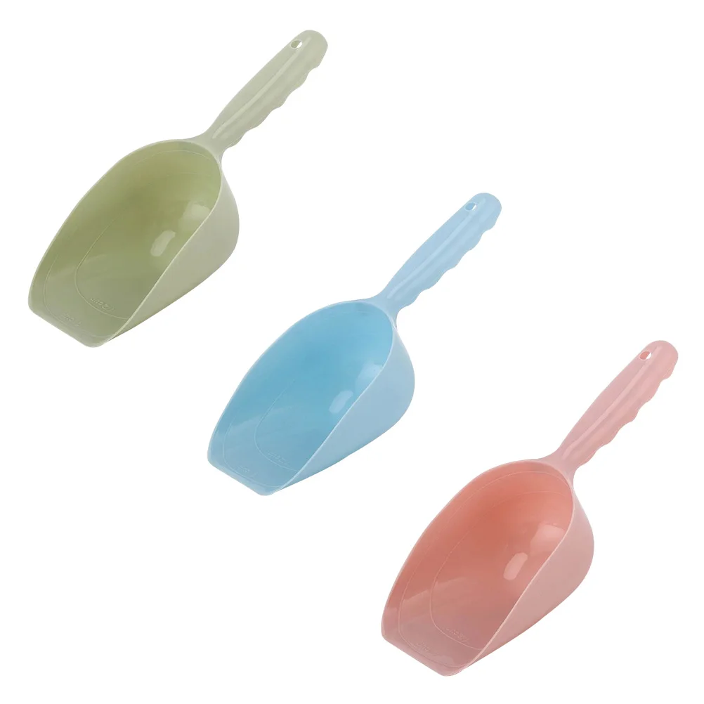 

3Pcs Pet Food Scoop Durable Easy Feeder Shovel Premium Material Lightweight Dog Food Spoon Pet Feeding Tools