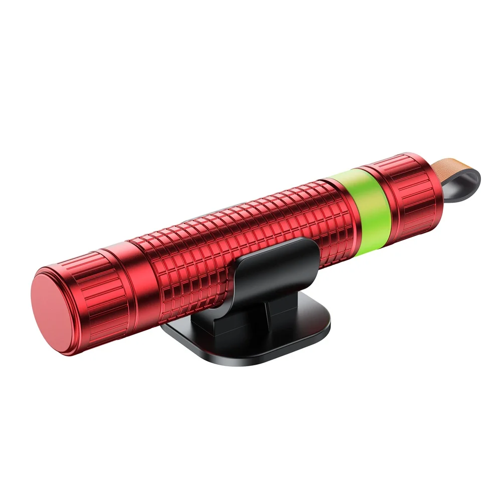 

Emergency Safety Hammer Spike Tungsten Steel Keychain Car Escape Tool 3-in-1 Window Breaker Seat Belt Cutter Water-proof