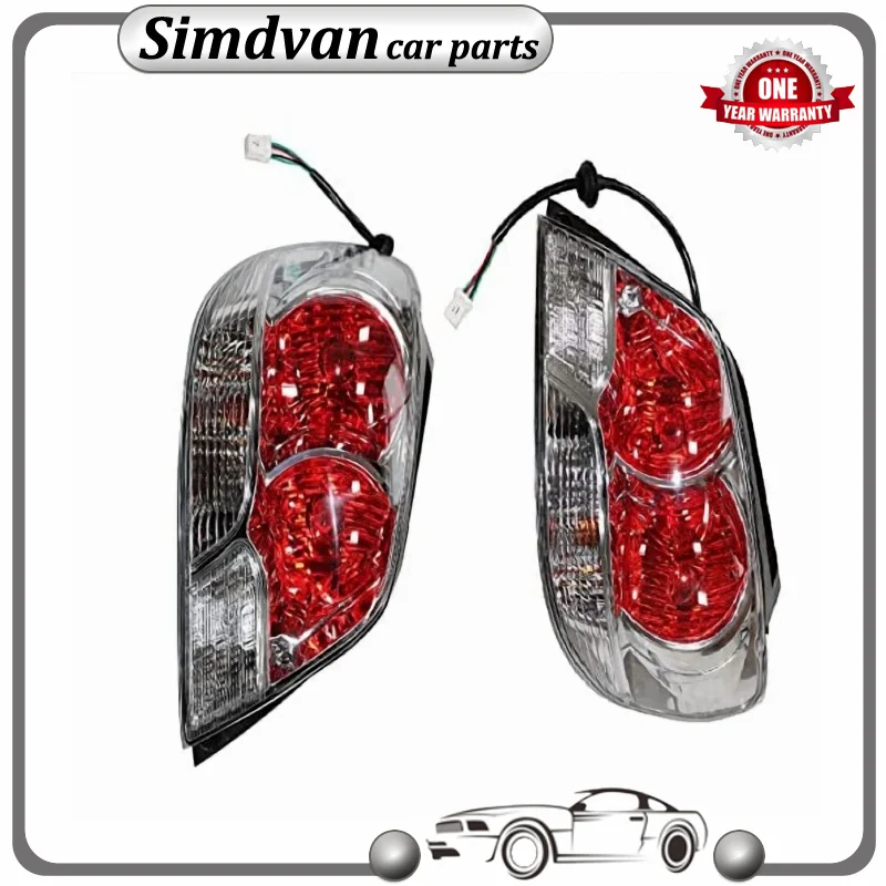 

New Rear Tail Lamp Lights with Bulbs for Mitsubishi Outlander 2002 2003 2004 2005 MN133699 MN133700