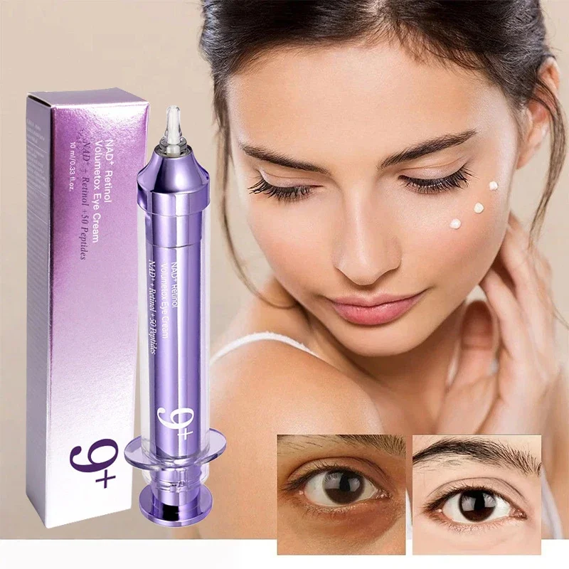 Merk nr. 9-rimpelset Retinol Oogserum Nad Bio Gezichtsserum Toner Verwijder donkere kringen, liften en stevigen, verminderen fijne lijntjes