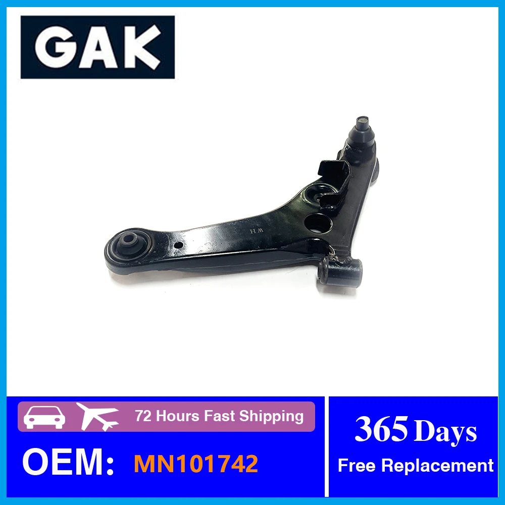 

GAK Right Front Lower Suspension Swing Arm Control Arm MN101742 MR961262 For Mitsubishi Outlander 2.0 2.4 4G63 4G69 Auto Parts