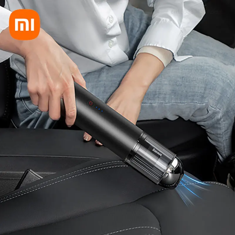 Xiaomi Baseus 15000Pa Car Vacuum Cleaner Wireless Vacuum Cleaner for Home with LED Light Portable Handheld Vacuum Cleaner A3