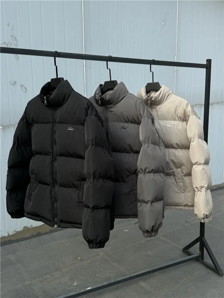 SAINT American Stand Up Collar Thick Down Cotton Jacket Bread Jacket Couple Warm Jacket Men Women Winter