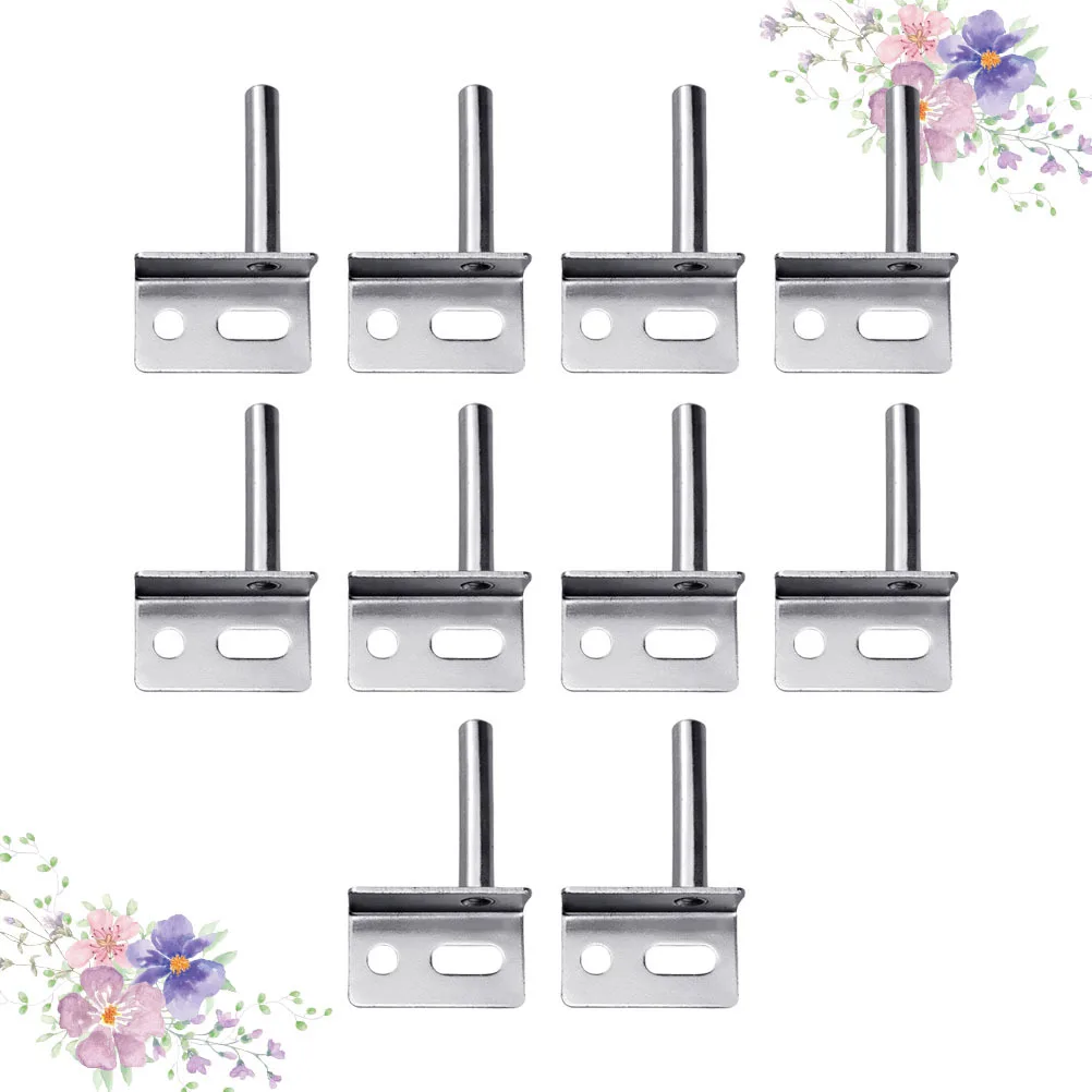 10 Uds bisagras de puerta resistentes para puertas de madera bisagra pivotante comercial de estilo largo plateado accesorios de Hardware duraderos anchos