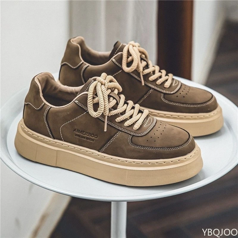 أحذية رجالية لربيع وصيف، أنماط جديدة للرجال، تصميم متخصص، أحذية كاجوال متعددة الاستخدامات، أحذية رياضية عصرية، أحذية لوحية #2