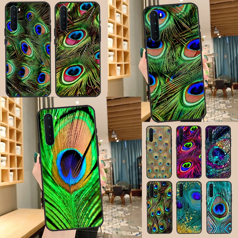 Чехол с павлиньими перьями для OnePlus 9 10 Pro Ace 8T 9R 9RT 10R 10T, чехол для OnePlus Nord CE 2 N20 N10 N100