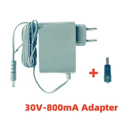 Adaptador de corriente para Robot aspirador, cargador de 30V, 0.8A, convertidor Universal, enchufe europeo