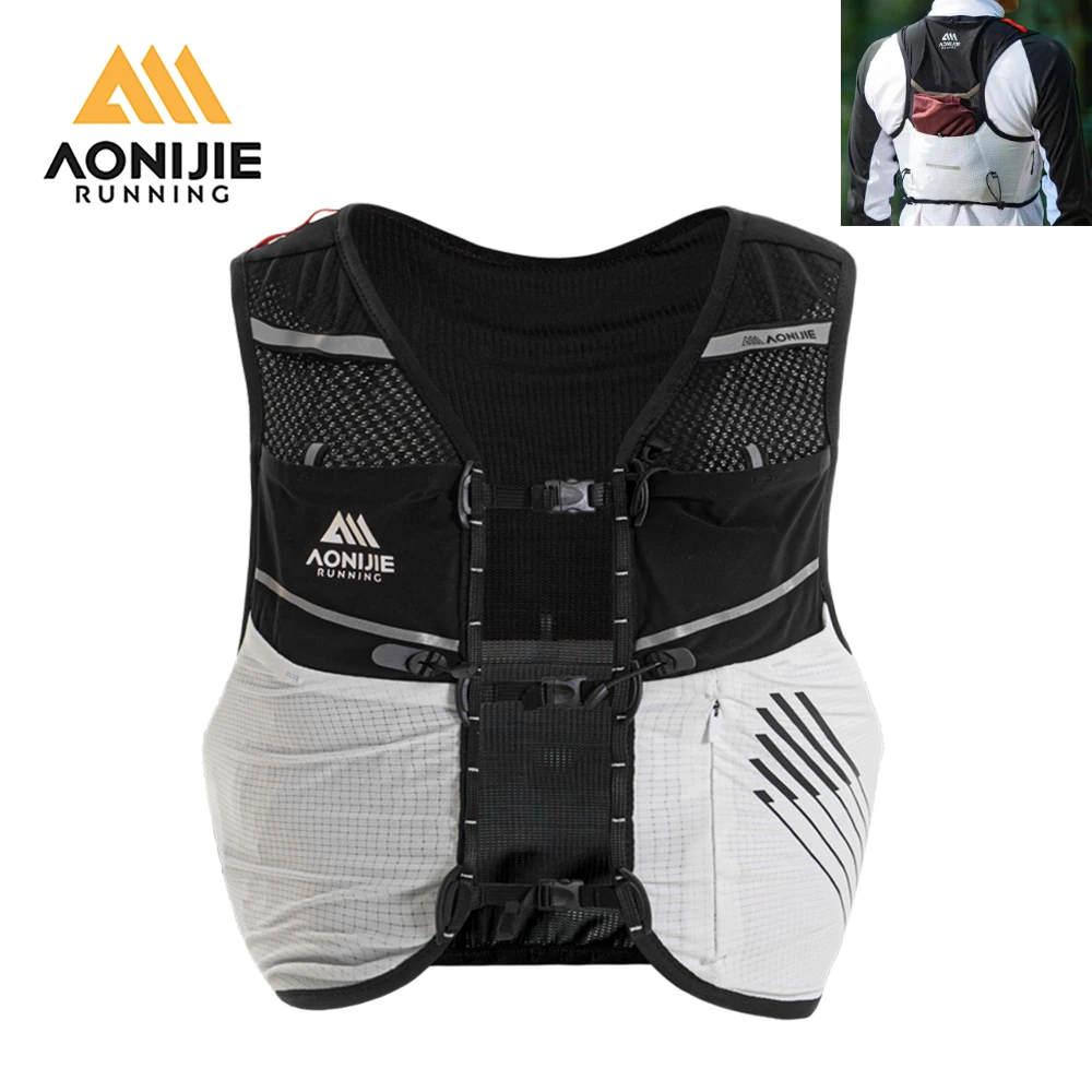 AONIJIE New C9116-5L Lightweight Hydration Vest Fits 6.8 Inch Phones,Hydration Backpack for Trail Running,Hiking,Cycling