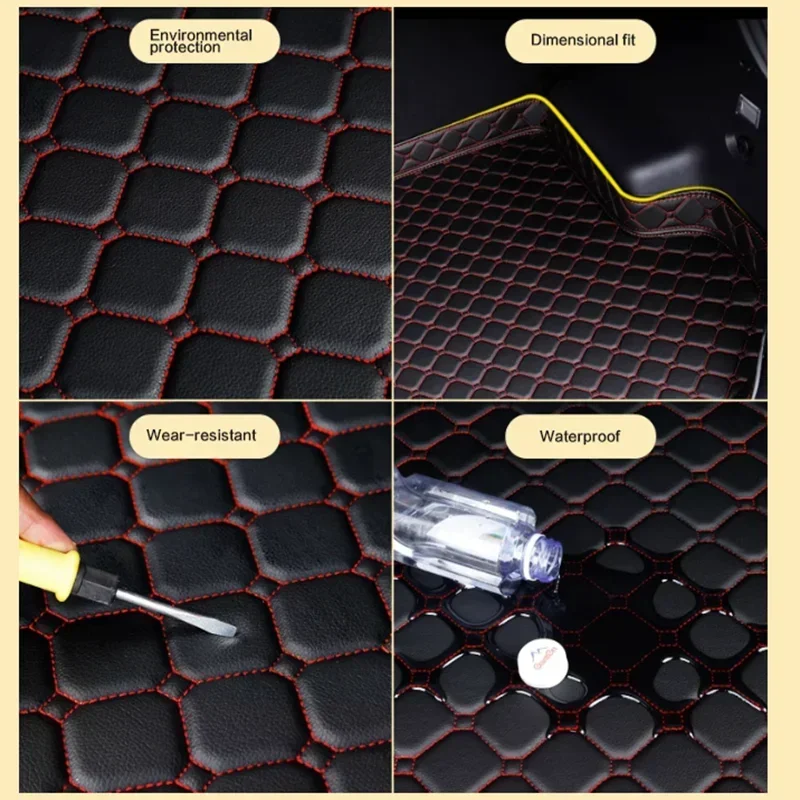 تخصيص سيارة فرش داخلي للسيارات والشاحنات لأودي Q3 2019-2025 2024 2023 2022 2021 2020 الجلود الاصطناعية سيارة حصيرة اكسسوارات مخصصة الكلمة حصيرة