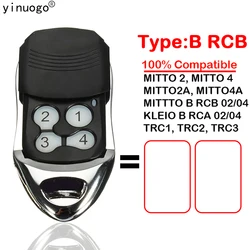 Mitto 2 Remote Control Mitto 4 MITTO2A MITTO4A Garage Command MITTTO B RCB 02 04 Garage Door Opener 433mhz Rolling Code