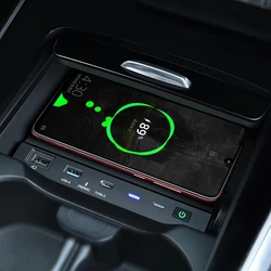 Car wireless charger for Mercedes Benz W177 W188 W247 GLA CLA GLB 2019 2020 2021 2022 15W fast phone charger charging holder