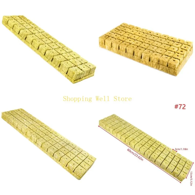KX4B Rock Wool Cubes Stonewool Starter Grow Cubes for Propagation  Starting Hydroponic Grow Cutting Cloning Plant