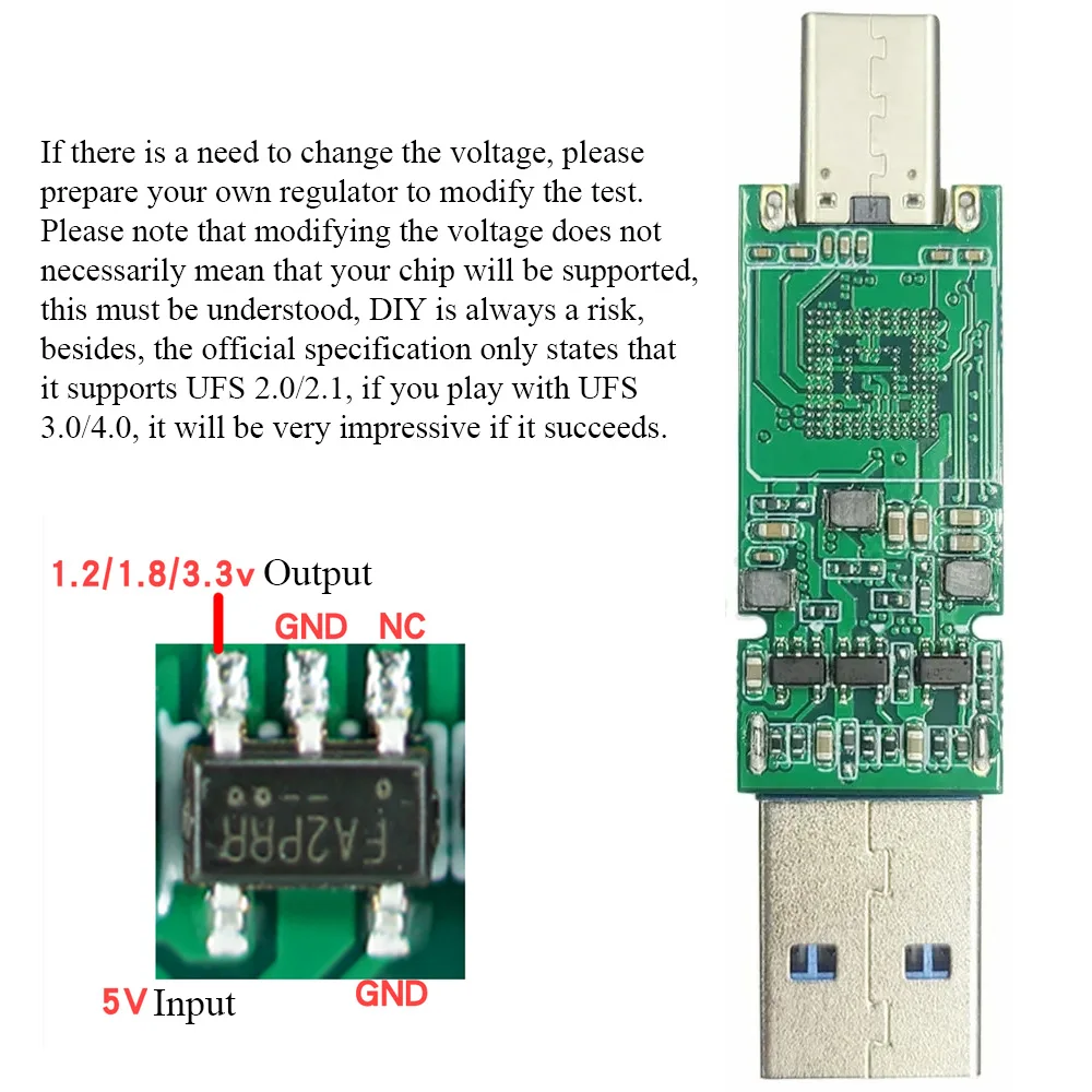 USB Main Control Board for USF 2.0 2.1 Chip High Speed USB 3.1 Type-C Dual Interface BGA153 Solder JMS901