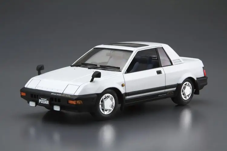 Aoshima 05614 Static Assembled Car Model Toy 1/24 Scale For Nissan HN12 Pulse EXA 1983 Car Model Kit