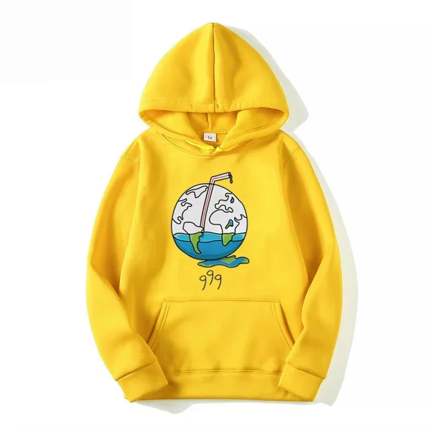 عصير Wrld هوديس المغني الجرافيك الطباعة بلوزات لمحبي عادية كم طويل الرجال_النساء الملابس سوداديراس الهيب هوب 2d هودي #2