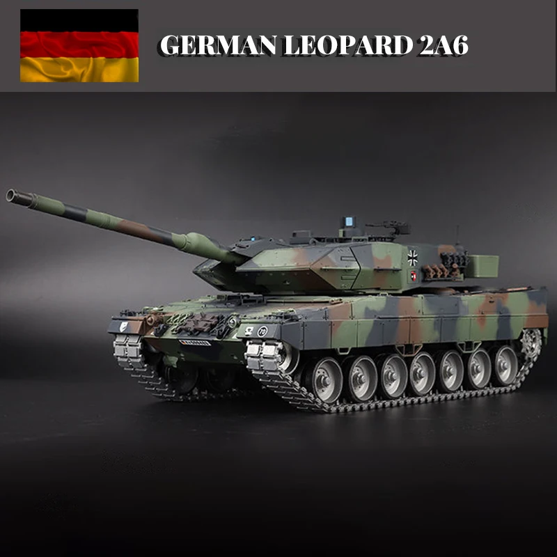 HenLong 3889-1 Leopard2A6 1/16 TK7.0 ulepszony metalowy Ver niemcy Leopard2A6 RTR zbiornik RC 3889 TH17602 RC metalowy zbiornik zabawki modele