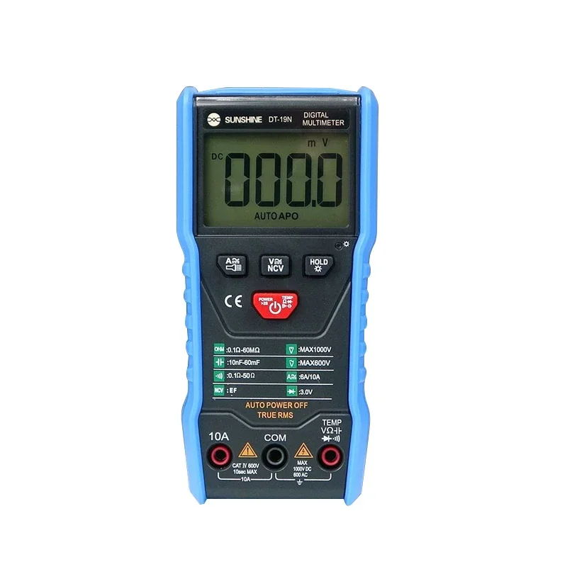 Sunshine DT-19N mini intelligent digital multimeter for mobile phone current and voltage resistance detection